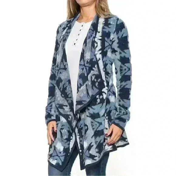 NWT LUCKY BRAND Aztec/Geometric
Style Cardigan Sz M - Picture 1 of 7